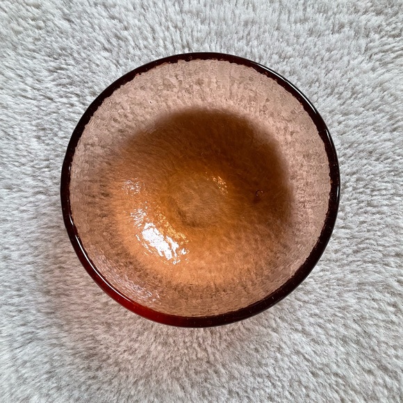 Fire & Light | Copper 6” Glass Soup Salad Bowl - Picture 4 of 8